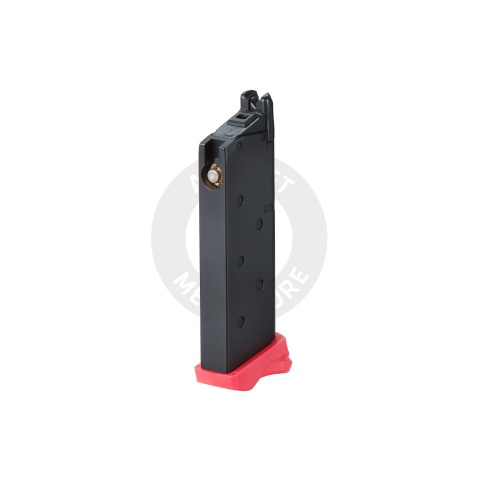 Double Bell AM45 Gas Blowback 18rd Green Gas Magazine - Black with Pink