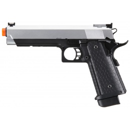 Double Bell Hi-Capa 5.1 Gas Blowback Airsoft Pistol w/ Silver Slide