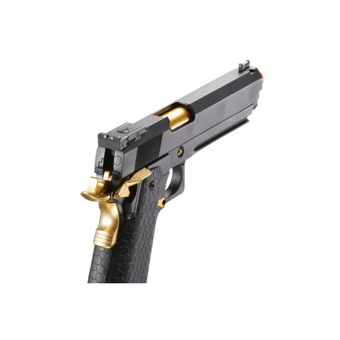 Double Bell Co2 Hi-Capa 5.1 Gas Blowback Pistol with Gold Hammer