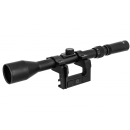 Double Bell 3-7X28 Rifle Scope for Kar 98k WWII Rifle - BLACK