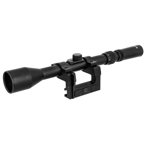 Double Bell Quick Release Rifle Scope Mount for Kar 98k WWII Rifle - BLACK
