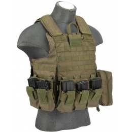 AMA Rapid Response Maritime MOLLE Tactical Vest [1000D] - OD GREEN