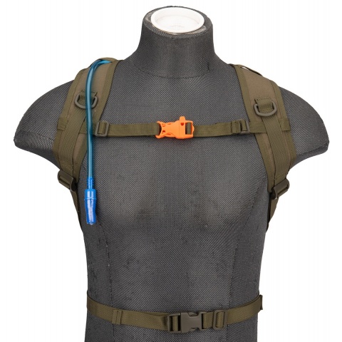 AMA Alpha-7 MOLLE Hydration Pack w/ Bladder - OD GREEN