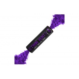 Enola Gaye Twin Vent Burst High Output Airsoft Wire Pull Smoke Grenade (Color: Purple)