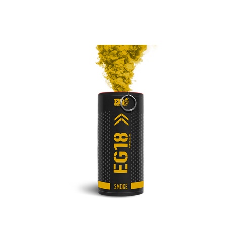 Enola Gaye EG18 High Output Airsoft Wire Pull Large Smoke Grenade (Color: Yellow)