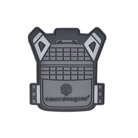 Emerson Gear Plate Carrier Vest PVC Morale Patch - BLACK