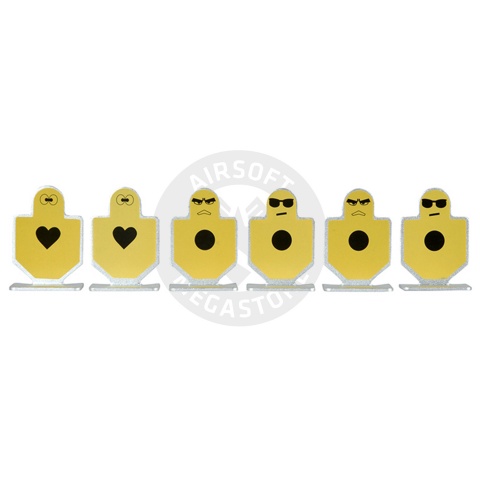 Element Airsoft Warriors of Fortitude Metal Targets - Set of 6