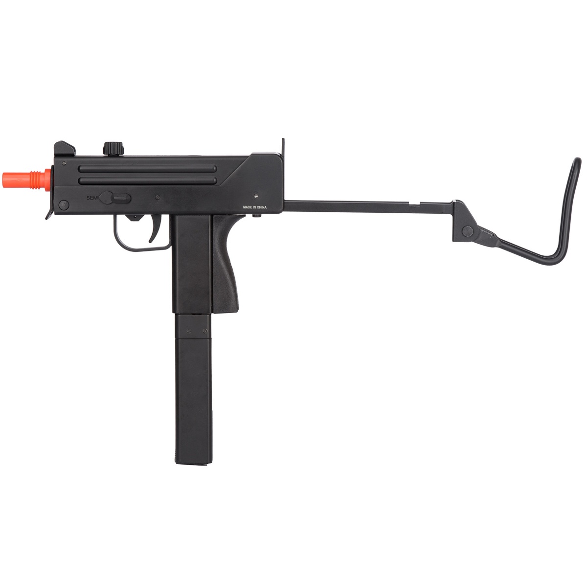 Wellfire G12 MAC11 Gas Blowback Airsoft SMG (Color Black) Airsoft