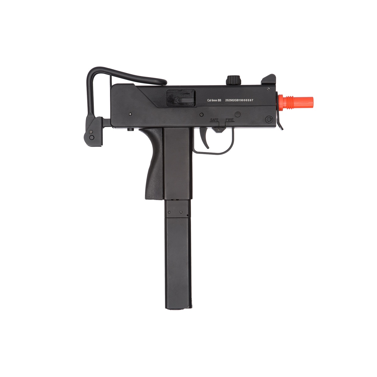Wellfire G12 MAC11 Gas Blowback Airsoft SMG (Color Black) Airsoft