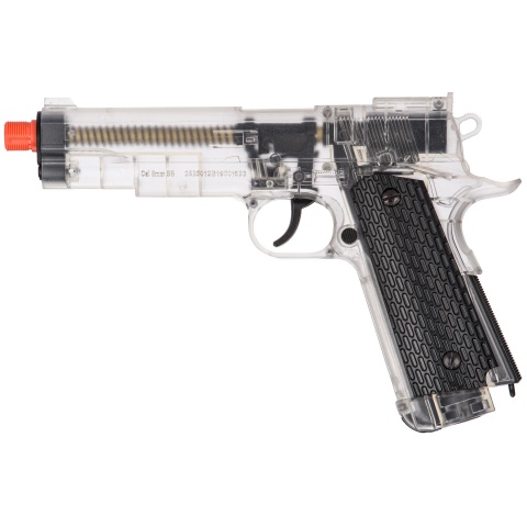 WellFire G292B-CR M1911 CO2 Non-Blowback Pistol (Clear)