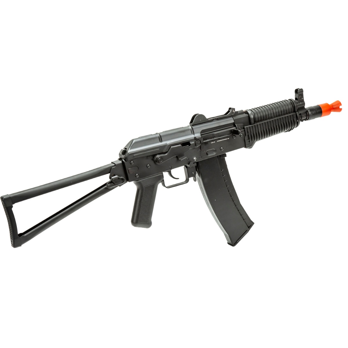 WellFire AK74 Co2 Blowback Airsoft Rifle with Skeleton Stock (Color