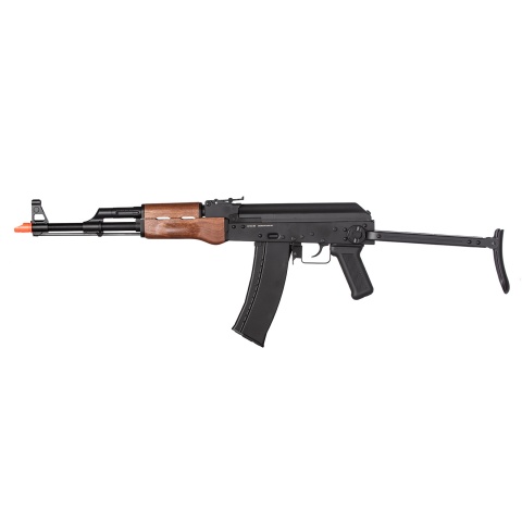 WellFire AK74 Co2 Blowback Rifle with Folding Stock (Color: Faux Wood)