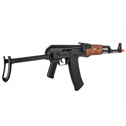 Well G74CC-W AK74 CO2 GBB Rifle w/ Folding Stock (Faux Wood)