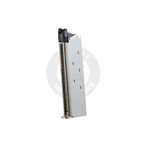 Golden Eagle Airsoft 1911 28 Round Single Stack Magazine for GE3307 (Silver)