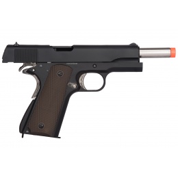 Golden Eagle IMF 3306 1911A1 Gas Blowback Airsoft Pistol - BLACK / SILVER