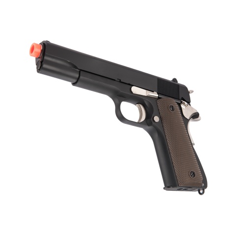 Golden Eagle IMF 3306 1911A1 Gas Blowback Airsoft Pistol - BLACK / SILVER