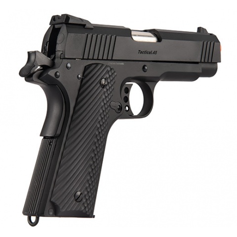 Golden Eagle MF 3330 OTS Tactical .45 Hi-Capa 1911 Gas Blowback Airsoft Pistol - BLACK