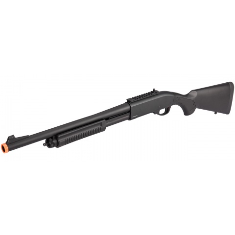 Golden Eagle M870 3/6-Shot Pump Action Gas Airsoft Shotgun - BLACK