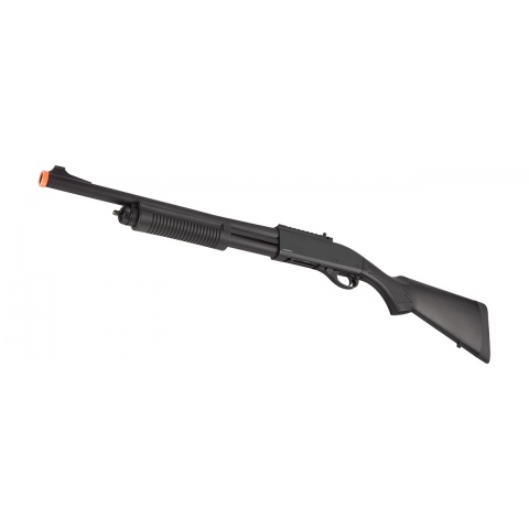 Golden Eagle M870 3/6-Shot Pump Action Gas Airsoft Shotgun - BLACK