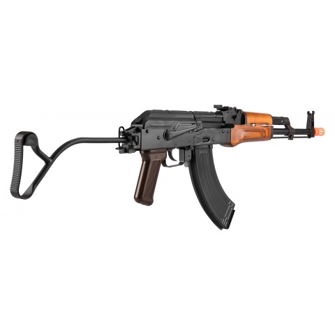 GHK AK GIMS Gas Blowback AKMS Airsoft AEG Rifle - WOOD