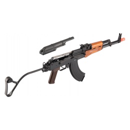 GHK AK GIMS Gas Blowback AKMS Airsoft AEG Rifle - WOOD