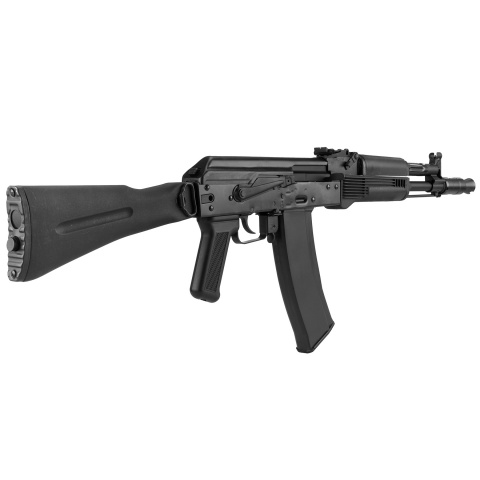 GHK AK74 GK105 Steel Receiver Polymer Gas Blowback Airsoft Rifle - BLACK