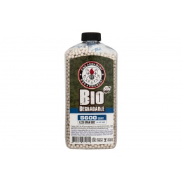 G&G 0.28g Biodegradable 6mm Airsoft BBs [5600rd Bottle] - WHITE