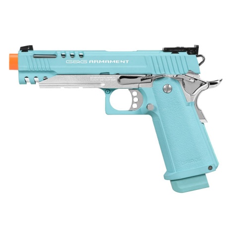 G&G GPM1911 CP Gas Blowback Airsoft Pistol (Color: Macaron Blue)