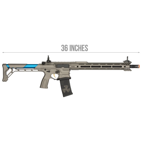 G&G Cobalt Kinetics Licensed BAMF Team AR15 Airsoft AEG Rifle - GRAY