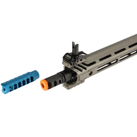 G&G Cobalt Kinetics Licensed BAMF Team AR15 Airsoft AEG Rifle - GRAY