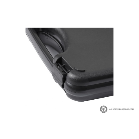 HFC Polymer Pistol Case with Foam (Color: Black)