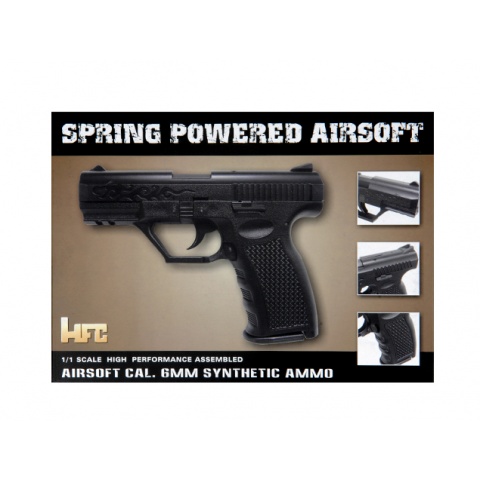 HFC HA-129B Premium Spring Airsoft Pistol - BLACK