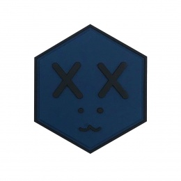 Hexagon PVC Patch Dead Face (Color: Dark)