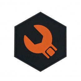 Hexagon PVC Patch Team Fortress 2 Engineer Emblem
