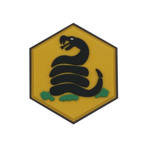 Hexagon PVC Patch Gadsden