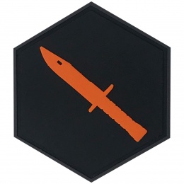 Hexagon PVC Patch Team Fortress 2 Spy Emblem
