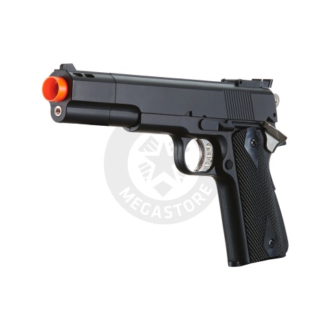 HFC Airsoft Gas M1911 Pistol Tactical Sidearm - BLACK