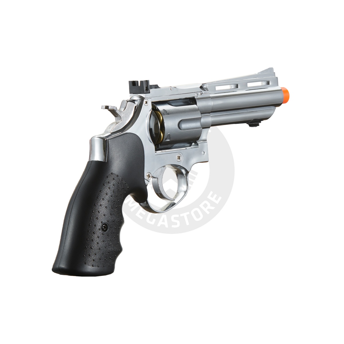 Revolver HFC 132B Airsoft 4" Noir - Pack Complet Green Gas + 1000 Billes 6mm - Puissance 0.5 Joule