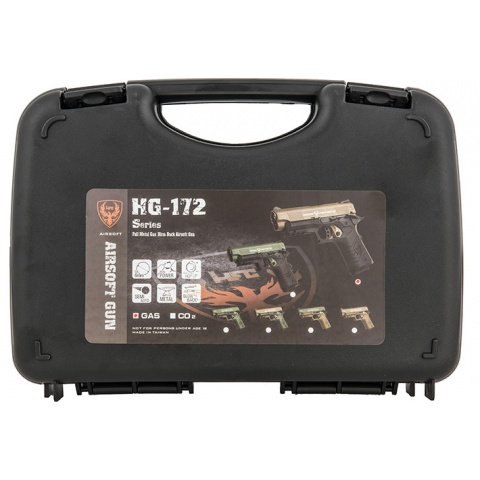 HFC Honor Fantastic 1911 Gas Blowback Pistol - TAN / BLACK