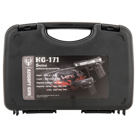 HFC HG-171 Tactical 1911 CO2 Blowback Pistol - BLACK/SILVER