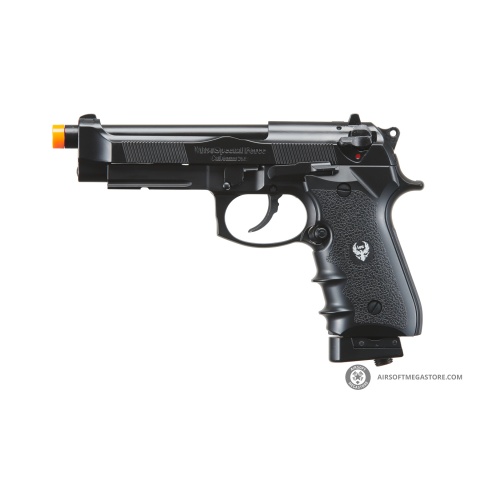 HFC Metal M190 Co2 Gas Blowback Airsoft Pistol with Compensator (Color: Black)