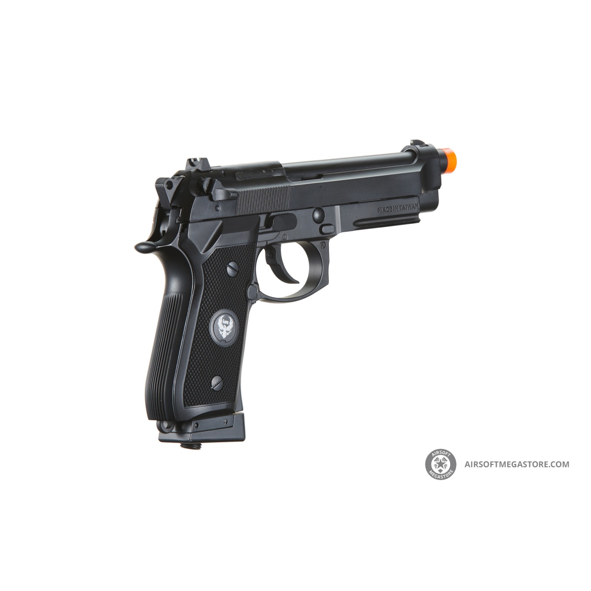 thumbnail interactive-video image 1 of HFC Metal M9 CO2 Gas Blowback Airsoft Pistol, Black 1 of 10
