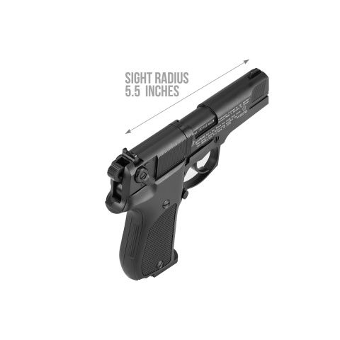 Umarex Walther CP88 CO2 Blowback Airgun Pistol - BLACK
