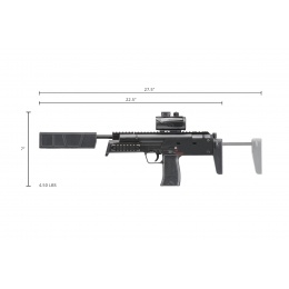 Umarex H&K MP7 Break Barrel .177 Caliber Pellet Gun (Color: Black)