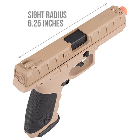 Elite Force Umarex Berretta APX Airsoft CO2 Pistol - FDE/BLACK