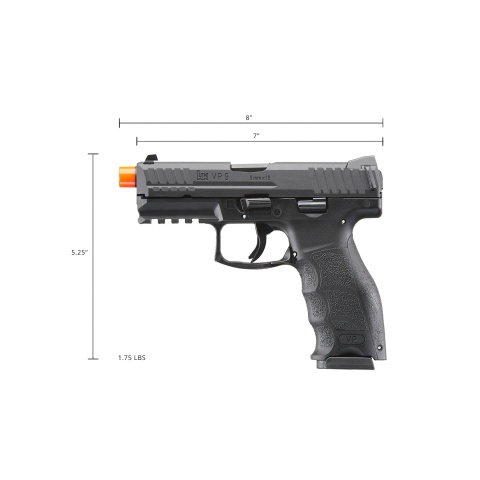 Elite Force H&K VP9 Gas Blowback Airsoft GBB Pistol - BLACK