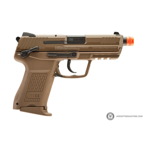Umarex Heckler & Koch Licensed HK45 Compact Tactical Airsoft GBB Pistol (Color: Flat Dark Earth)