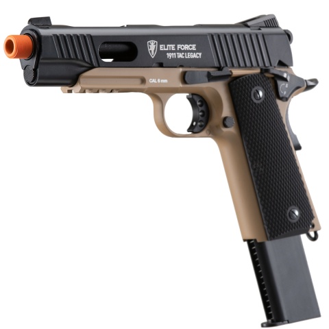 Elite Force 1911 Tac Legacy Edition Gas Blowback Airsoft Pistol (Color: Black / Dark Earth)
