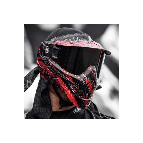 HK Army HSTL Goggle - Fracture Black/Red
