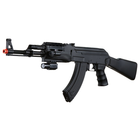 CYMA Airsoft Tactical AK47 AEG Package w/ Accessories  - BLACK